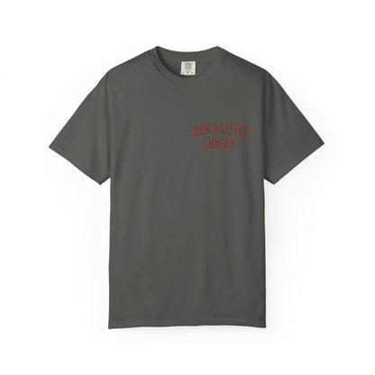 Look a Little Longer — Wordmark Tee | Garment-Dyed Comfort Colors T-Shirt