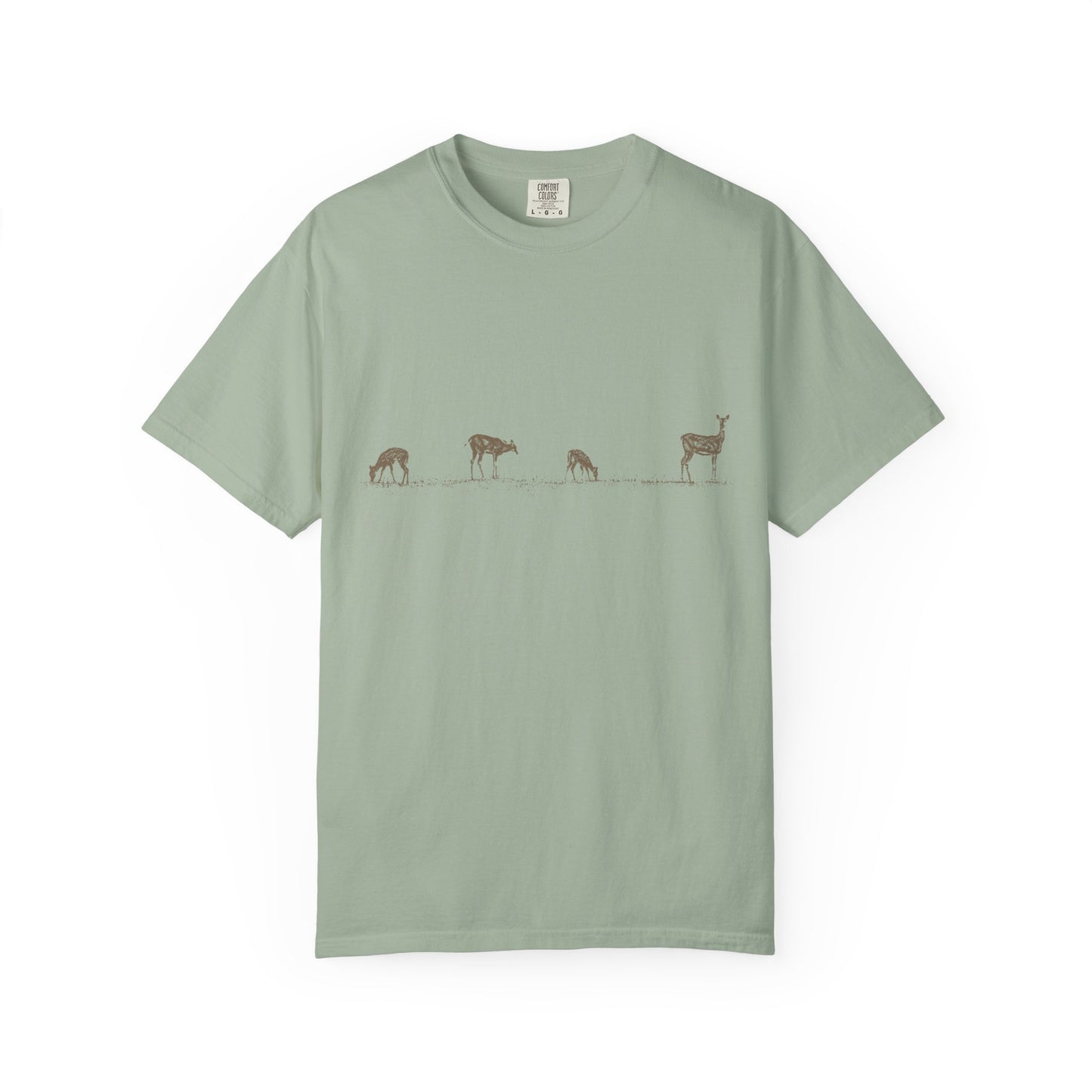Property Line — Deer Graphic Tee | Garment-Dyed Comfort Colors T-Shirt
