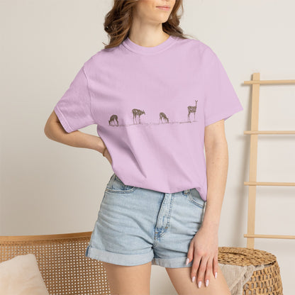 Property Line — Deer Graphic Tee | Garment-Dyed Comfort Colors T-Shirt