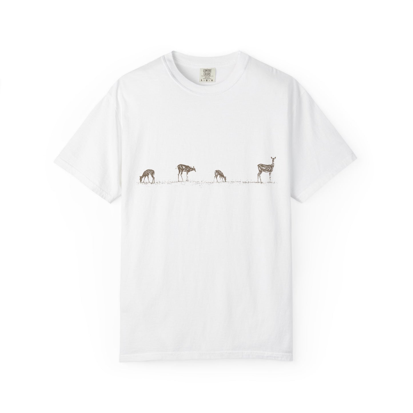 Property Line — Deer Graphic Tee | Garment-Dyed Comfort Colors T-Shirt