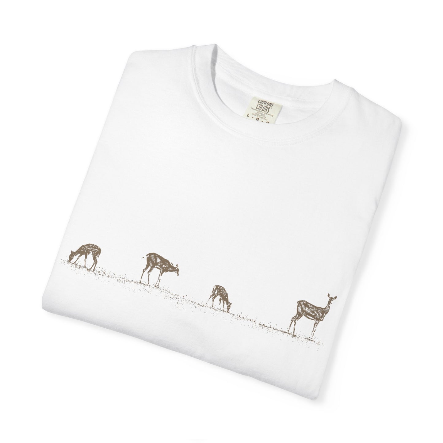 Property Line — Deer Graphic Tee | Garment-Dyed Comfort Colors T-Shirt
