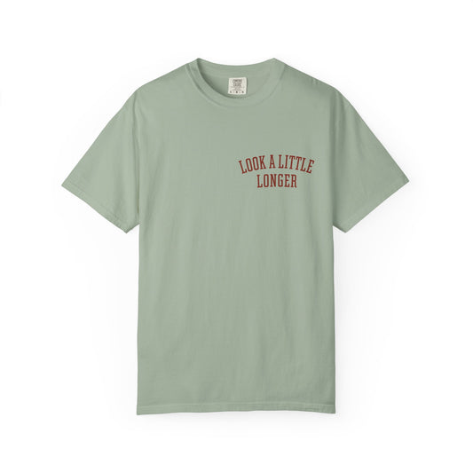Look a Little Longer Wordmark Tee