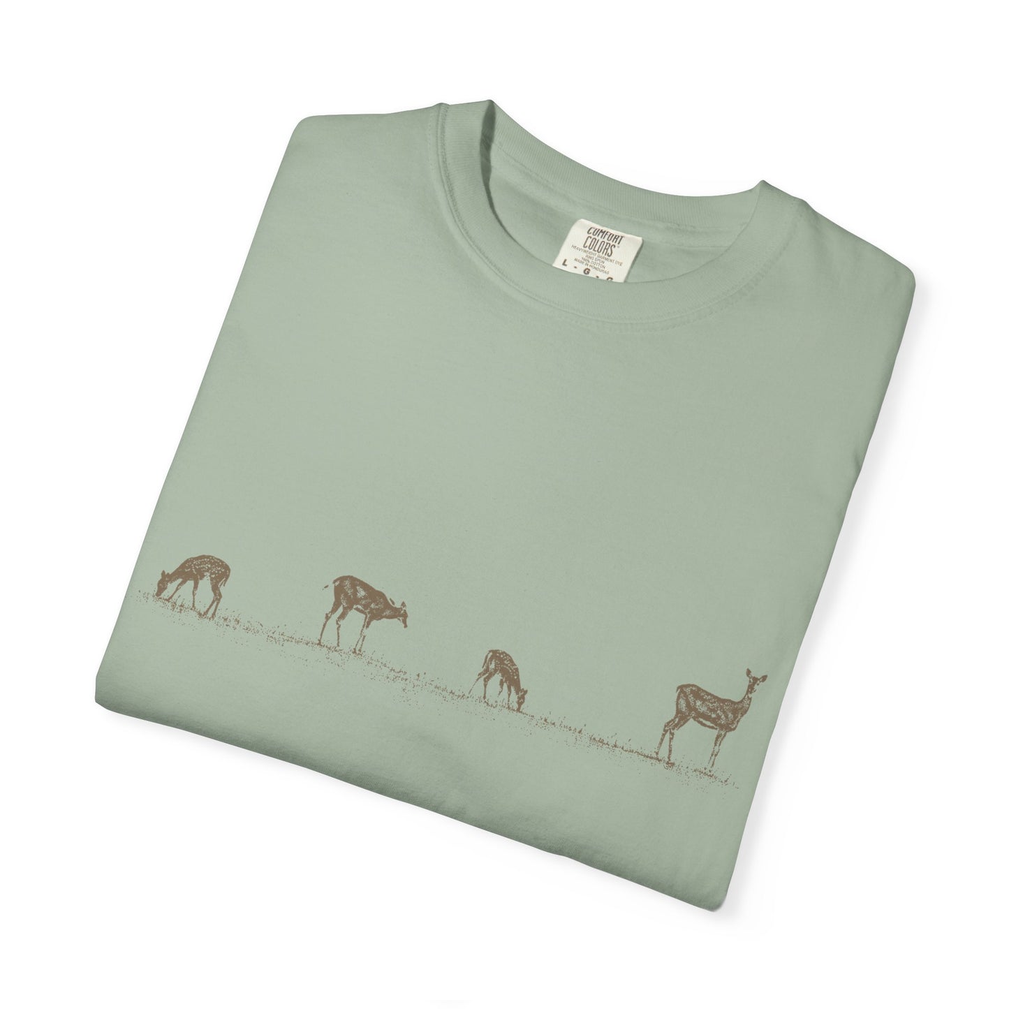 Property Line — Deer Graphic Tee | Garment-Dyed Comfort Colors T-Shirt
