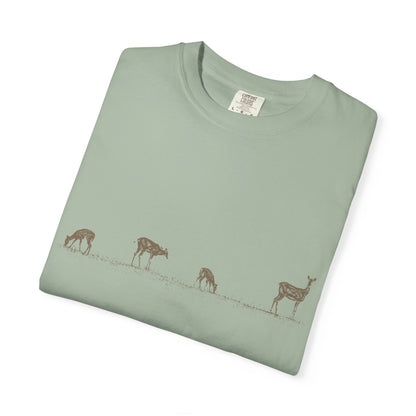 Property Line — Deer Graphic Tee | Garment-Dyed Comfort Colors T-Shirt